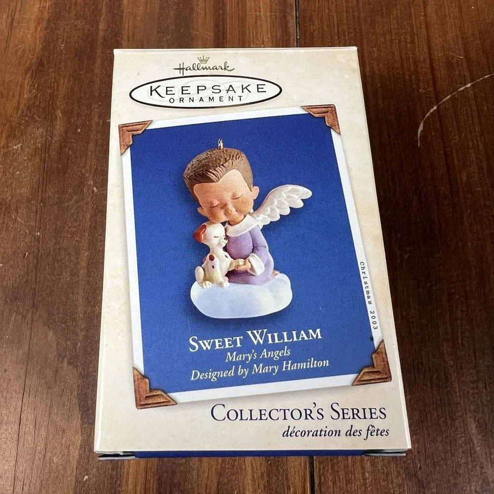 Hallmark Keepsake Ornament 2003 Sweet William Collector's Series Mary's Angels
